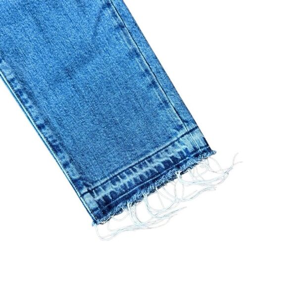 AO.LA Alice + Olivia Jeans Amazing High Rise Girlfriend Slim Best Intentions 25 - Picture 6 of 9